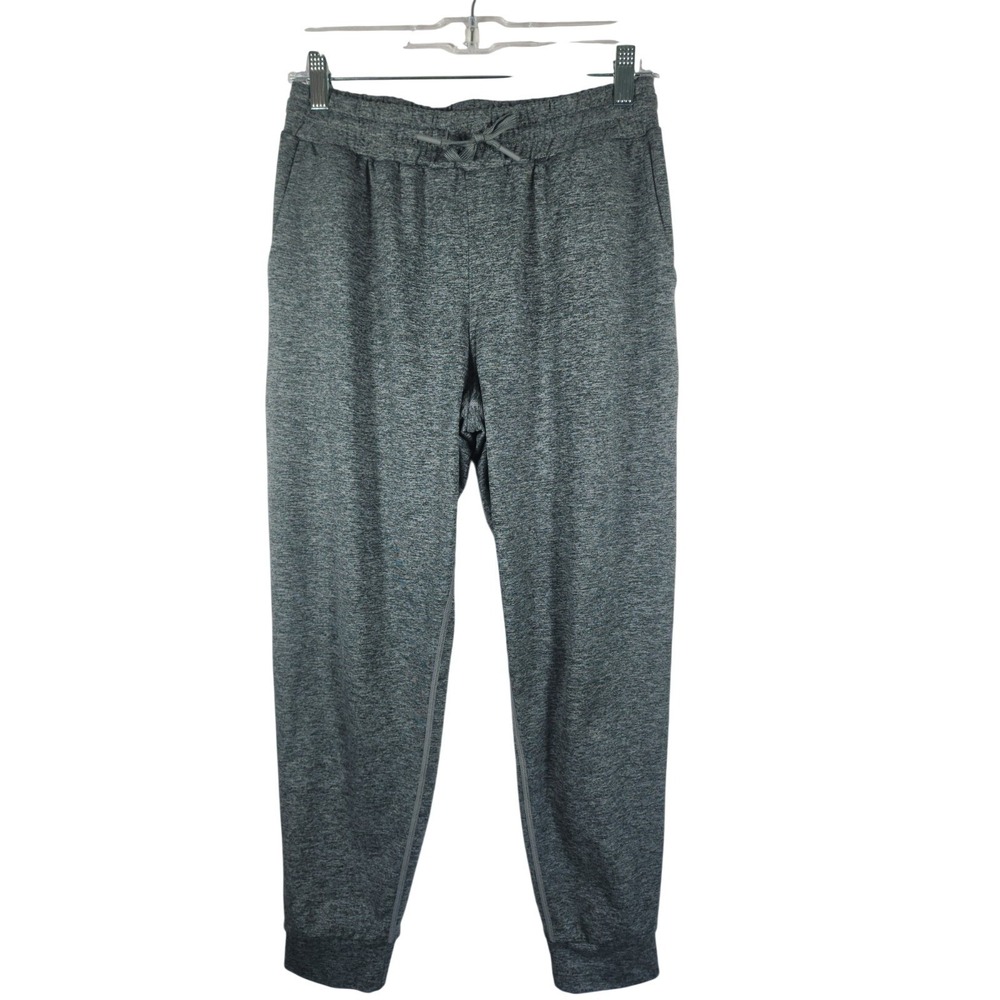 Quince Womens M Jogger Pants Gray Heather Drawstring Athleisure Stretch Casual